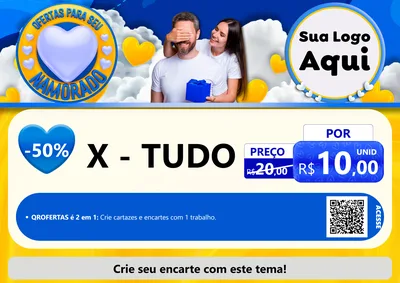 Modelo de Cartaz para Cartaz A4 Horizontal