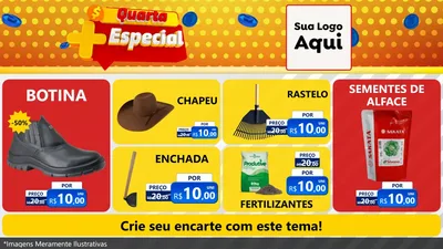 Modelo de TV para TV Horizontal com o tema Quarta Mais Especial para Agropecuária