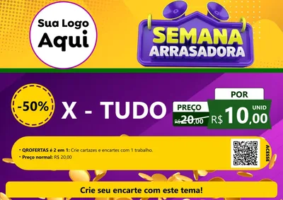 Modelo de Cartaz para Cartaz A4 Horizontal