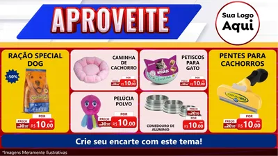 Modelo de TV para TV Horizontal com o tema Aproveite para Pet Shop