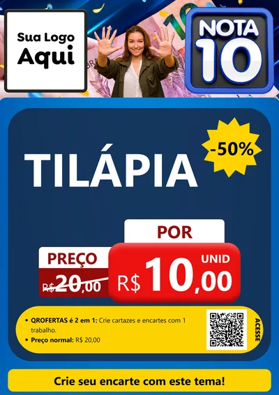 Modelo de Cartaz para Cartaz A4 Vertical