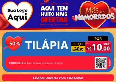 Modelo de Cartaz para Cartaz A4 Horizontal