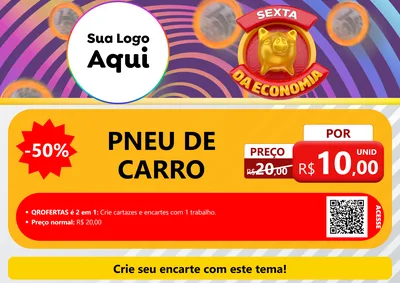 Modelo de Cartaz para Cartaz A4 Horizontal