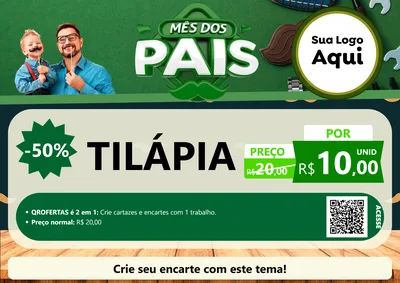 Modelo de Cartaz para Cartaz A4 Horizontal