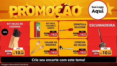 Modelo de TV para TV Horizontal com o tema Promoção para Utilidades Domésticas