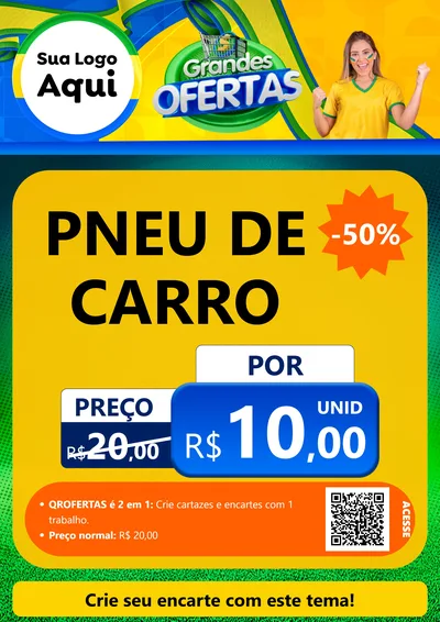 Modelo de Cartaz para Cartaz A4 Vertical