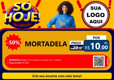 Modelo de Cartaz para Cartaz A4 Horizontal