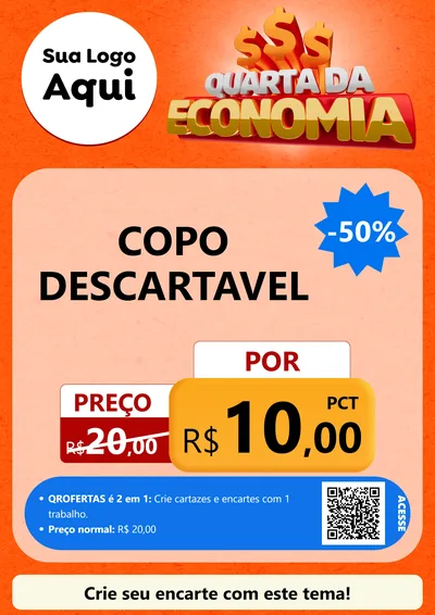 Modelo de Cartaz para Cartaz A4 Vertical