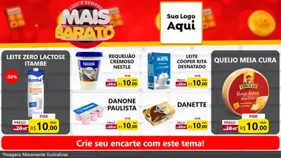 Modelo de TV para TV Horizontal com o tema Mais Barato para Frios e Laticínios