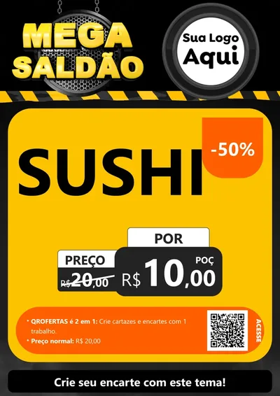 Modelo de Cartaz para Cartaz A4 Vertical