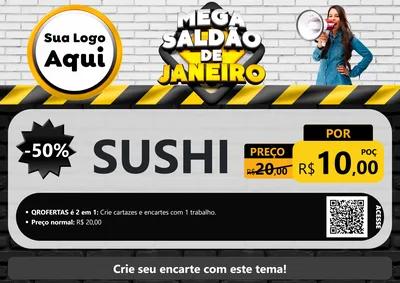 Modelo de Cartaz para Cartaz A4 Horizontal