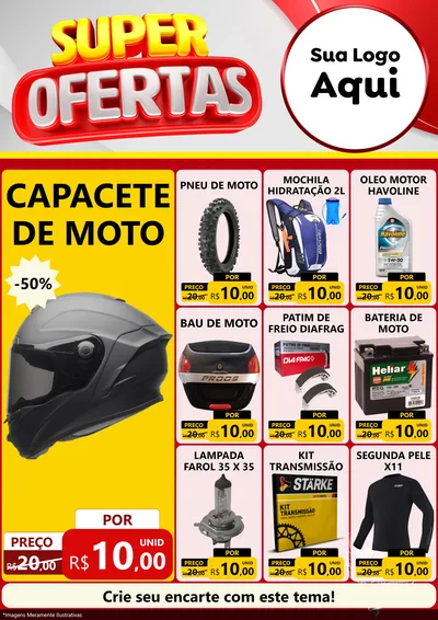 Modelo de Encarte para Encarte A4 Vertical