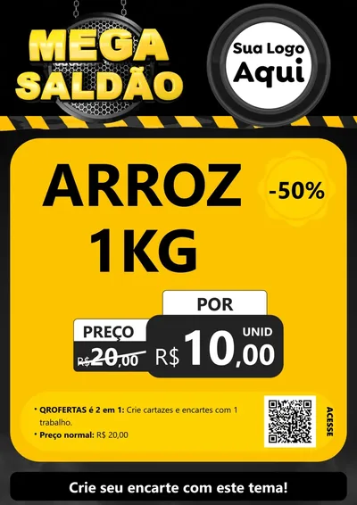 Modelo de Cartaz para Cartaz A4 Vertical