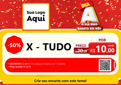 Modelo de Cartaz para Cartaz A4 Horizontal