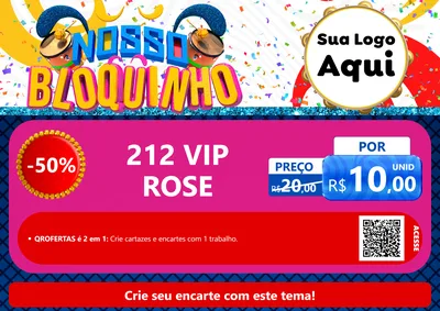 Modelo de Cartaz para Cartaz A4 Horizontal com o tema Nosso Bloquinho para Perfumes