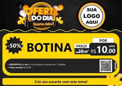 Modelo de Cartaz para Cartaz A4 Horizontal