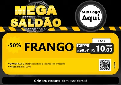 Modelo de Cartaz para Cartaz A4 Horizontal
