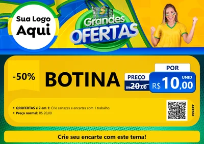 Modelo de Cartaz para Cartaz A4 Horizontal