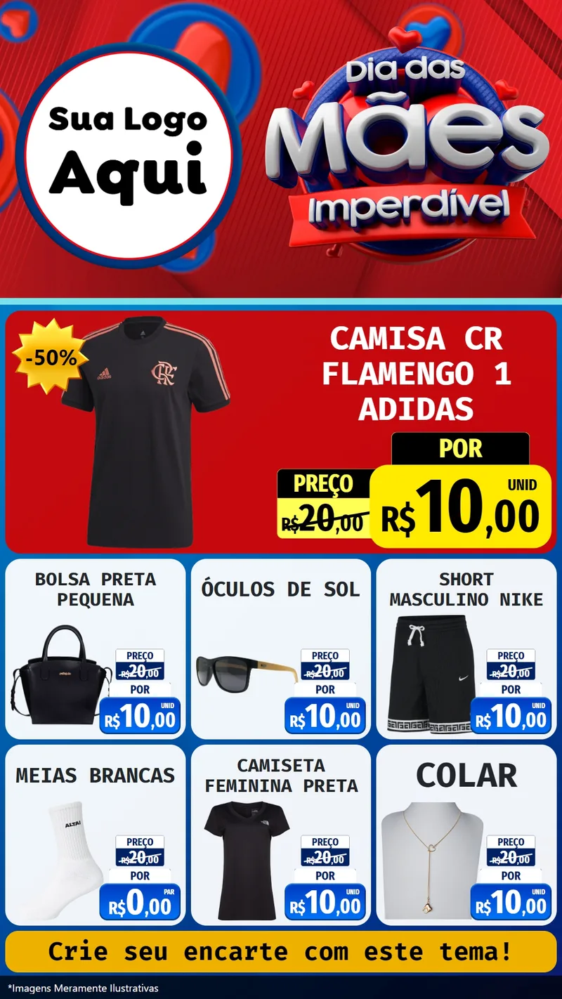 Modelo de Rede Social para Stories com o tema Dia Das Mães Imperdível para Roupas e acessórios