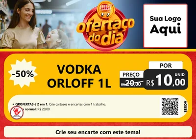 Modelo de Cartaz para Cartaz A4 Horizontal