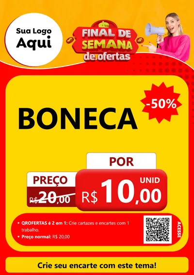 Modelo de Cartaz para Cartaz A4 Vertical
