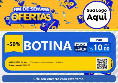 Modelo de Cartaz para Cartaz A4 Horizontal