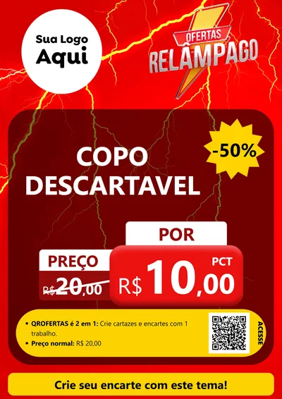 Modelo de Cartaz para Cartaz A4 Vertical