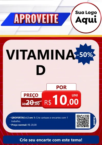 Modelo de Cartaz para Cartaz A4 Vertical com o tema Aproveite para Farmácia