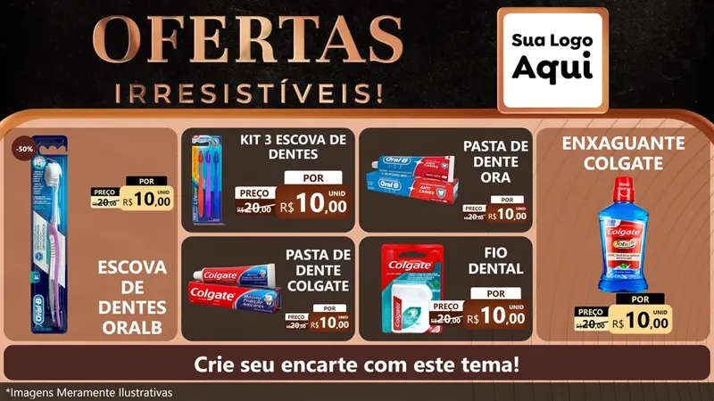 Modelo de TV para TV Horizontal com o tema Ofertas Irresistíveis! para Higiene Pessoal