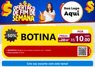 Modelo de Cartaz para Cartaz A4 Horizontal