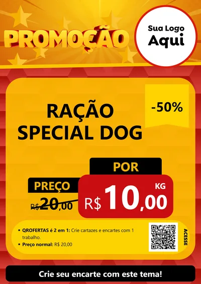 Modelo de Cartaz para Cartaz A4 Vertical