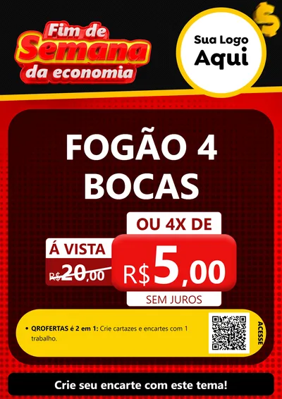 Modelo de Cartaz para Cartaz A4 Vertical