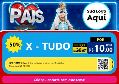 Modelo de Cartaz para Cartaz A4 Horizontal