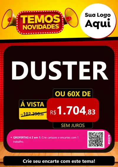 Modelo de Cartaz para Cartaz A4 Vertical
