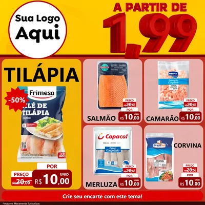 Modelo de Rede Social para Feed Facebook com o tema A Partir de Um e Noventa e Nove - 1,99