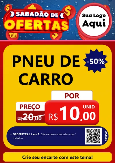Modelo de Cartaz para Cartaz A4 Vertical