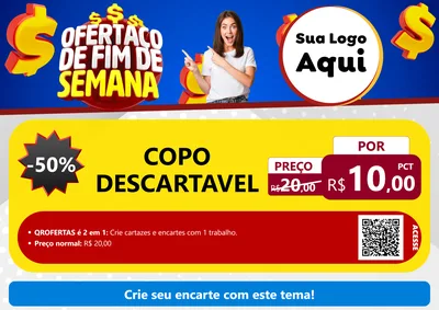 Modelo de Cartaz para Cartaz A4 Horizontal