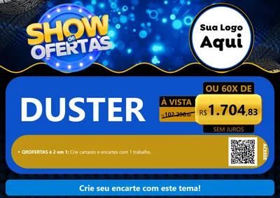 Modelo de Cartaz para Cartaz A4 Horizontal