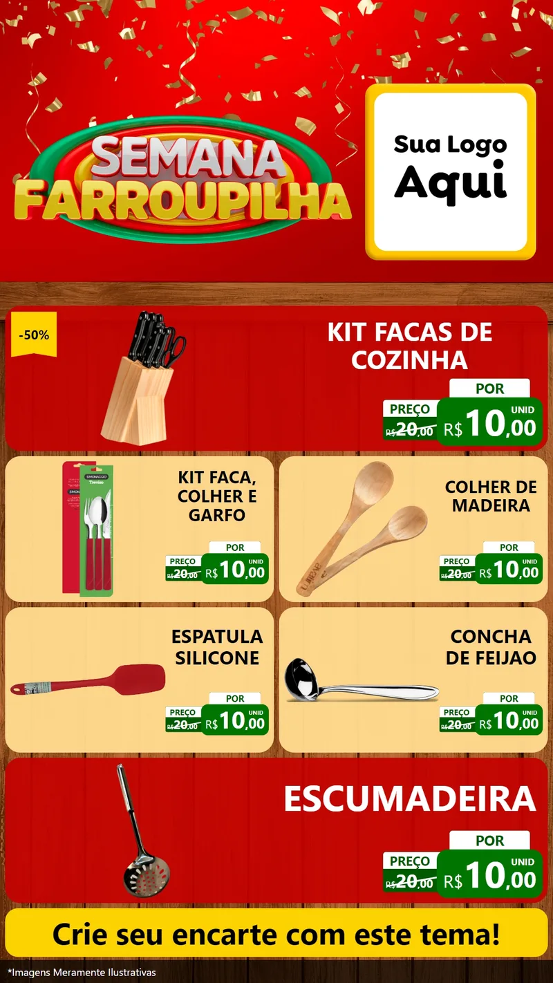 Modelo de TV para TV Vertical com o tema Semana Farroupilha para Utilidades Domésticas