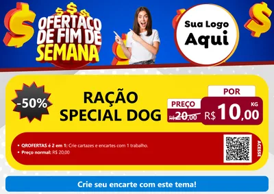 Modelo de Cartaz para Cartaz A4 Horizontal