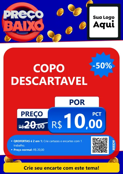 Modelo de Cartaz para Cartaz A4 Vertical