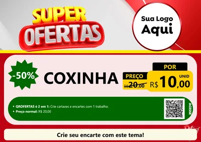 Modelo de Cartaz para Cartaz A4 Horizontal