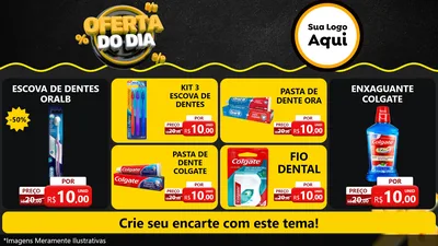 Modelo de TV para TV Horizontal com o tema Oferta Do Dia para Higiene Pessoal