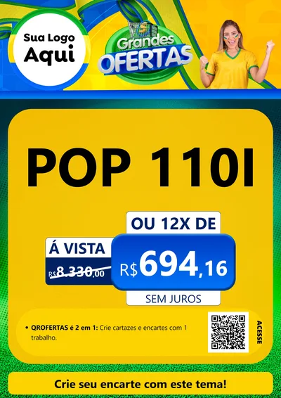 Modelo de Cartaz para Cartaz A4 Vertical