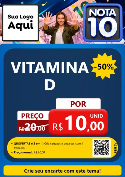 Modelo de Cartaz para Cartaz A4 Vertical