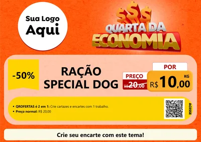 Modelo de Cartaz para Cartaz A4 Horizontal