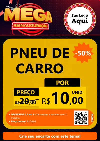 Modelo de Cartaz para Cartaz A4 Vertical