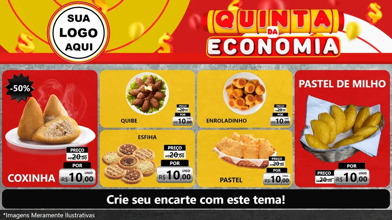 Modelo de TV para TV Horizontal com o tema Quinta da Economia para Salgadaria