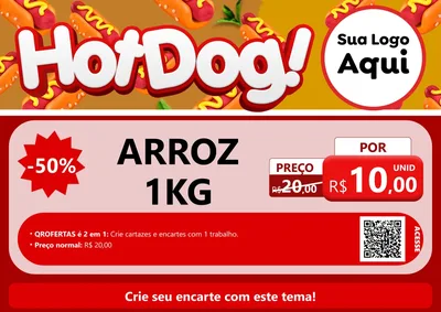 Modelo de Cartaz para Cartaz A4 Horizontal