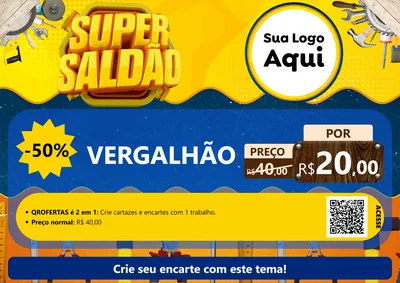 Modelo de Cartaz para Cartaz A4 Horizontal